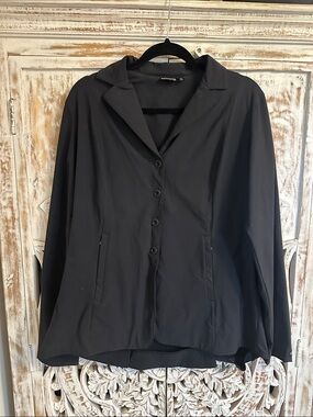 Kerrits Black Button-Front Blazer